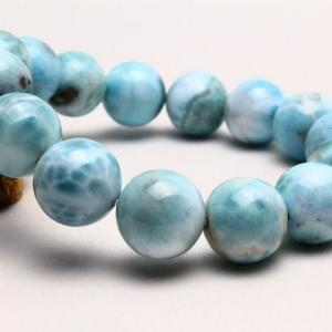 【高品質】ドミニカ産ラリマー 16.5mm ブレスレット 楽天市場】≪28136≫今月30%off○14mm○ラリマー○ブレスレット○鑑別