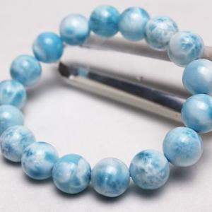 ラリマー A ホワイトラリマー ブレスレット 13mm [t7-18285]