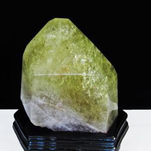 虹入り シトリン水晶 六角柱 t98-1916 : 誠安天然石専門店 - 通販