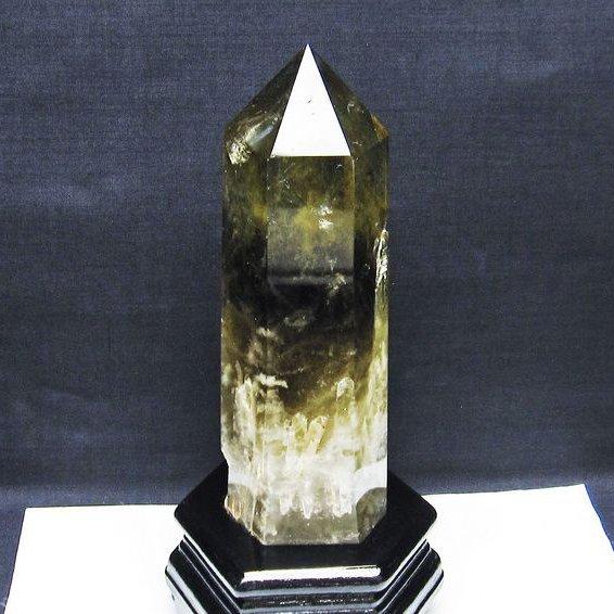 シトリン水晶 六角柱 t719-4317