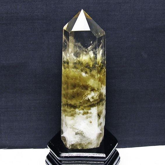 シトリン水晶 六角柱 t719-4963