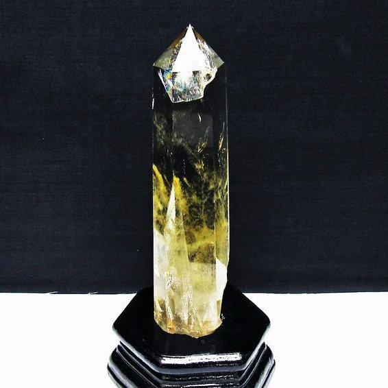 シトリン水晶 六角柱 t719-5009