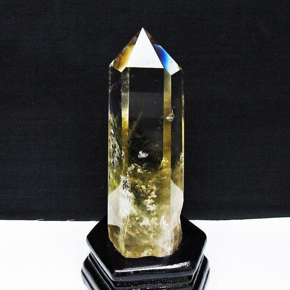 シトリン水晶 六角柱 t719-5014