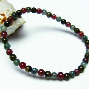 ミックスカラー トルマリン ブレスレット 9mm H144-49 : 誠安天然石