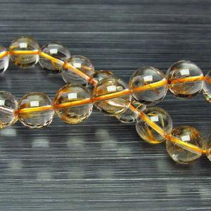 ルチルクォーツ ブレスレット ゴールドタイチンルチル 7mm t116-12389