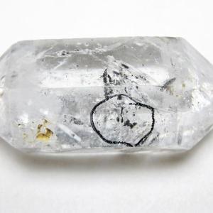 水入り スティブナイト（輝安鉱）入り | ハーキマーダイヤモンド水晶