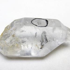 水入り スティブナイト（輝安鉱）入り | ハーキマーダイヤモンド水晶