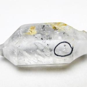 水入り スティブナイト（輝安鉱）入り | ハーキマーダイヤモンド水晶