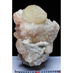 レア☆水晶クラスターフローライト共生タイプ　⑥ 11.6Kg フローライト共生水晶クラスター t802-526 : 誠安天然石専門店