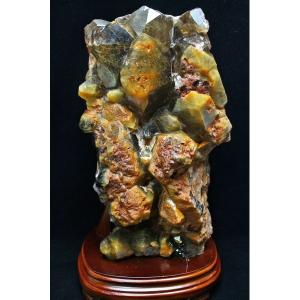 ルチルクォーツ クラスター ゴールドタイチンルチル 1.7Kg