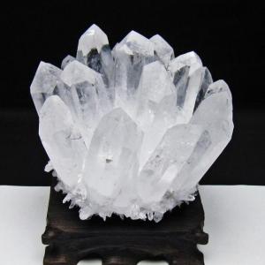 青 ブルー 水晶 クラスター クリスタル シトリン 天然鉱石 原石 標本