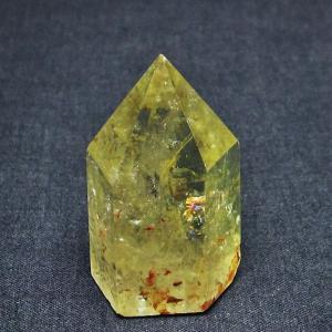虹入り シトリン水晶 六角柱 t98-1916 : 誠安天然石専門店 - 通販