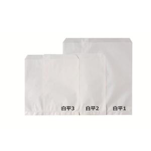 平袋　白　平２　巾180×高さ170mm（500枚セット）｜seibu-store