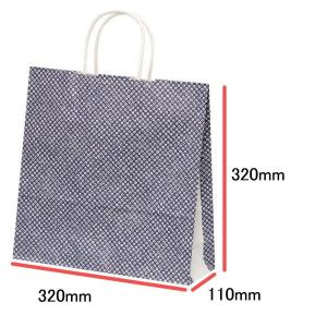 手提袋（手提げ紙袋） ＨＸ　シボリ　巾320×マチ110×高さ320mm（50枚セット）｜seibu-store