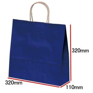 手提げ袋（紙袋） ＨＸ　マリン　紺　巾320×マチ110×高さ320mm （50枚セット）｜seibu-store