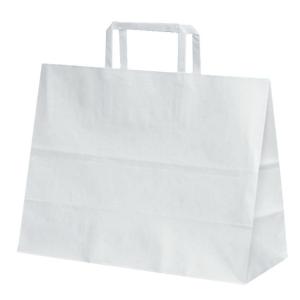 手提げ袋（手提げ紙袋） Ｈ平３２　晒　無地　巾320×マチ140×高さ250mm（50枚セット）｜seibu-store