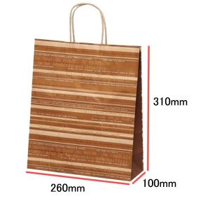 手提袋（手提げ紙袋） ＨＢＴ　アンサンブル　巾260×マチ100×高さ310mm（200枚セット）｜seibu-store