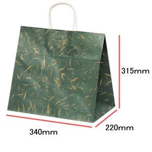手提袋（手提げ紙袋） ＨＶ７５　風雅　巾340×マチ220×高さ315mm（200枚セット）｜seibu-store