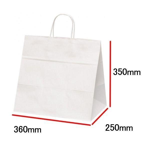 手提げ袋（手提げ紙袋） ＨＶ８５　晒　無地　巾360×マチ250×高さ350mm（200枚セット）