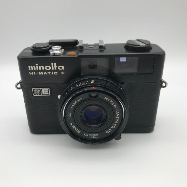 minolta HI-MATIC F BLACK ROKKOR 38mm f2.7 ミノルタ ハイマ...