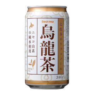 セイコーマート Secoma 烏龍茶 340g缶 24本 セコマ ウーロン茶 北海道 ニセコ山系 純水使用 1ケース 箱買い