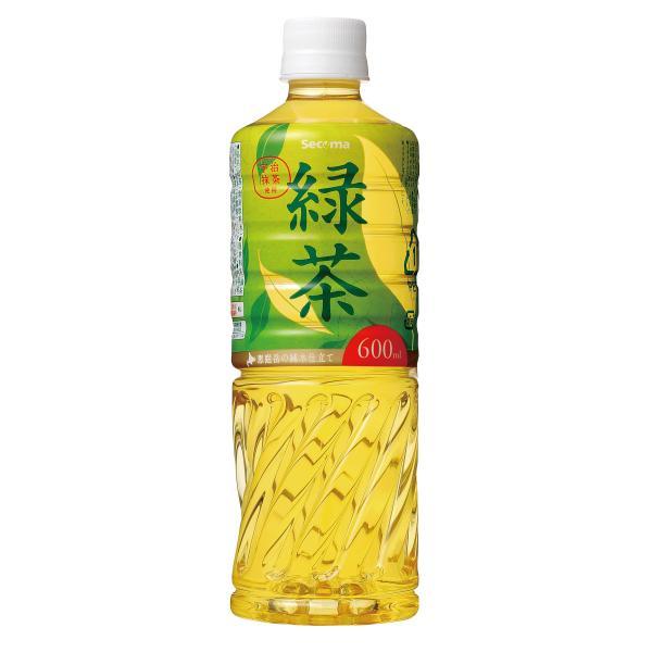 セイコーマート Secoma 緑茶 600ml 24本入 セコマ 宇治抹茶使用 飲料 お茶 ケース ...