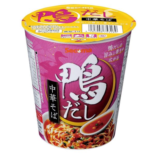 セイコーマート Secoma 鴨だし中華そば 12個入 送料無料 セコマ 鴨だし 鶏だし 中華そば ...