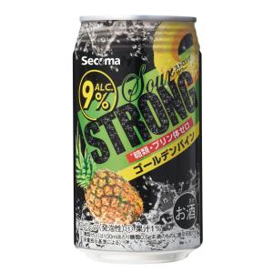 セイコーマート Secoma ストロングサワー ゴールデンパイン 24本 セコマ サワー 酎ハイ チューハイ ハイボール ゴールデンパイン 350ml 9%
