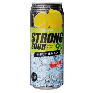 セイコーマート Secoma ストロングサワー レモン 24本 セコマ サワー 酎ハイ チューハイ ハイボール レモン 500ml 9%