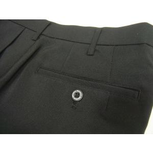 学生服 夏ズボン 夏用 ベンクーガー ノータック 黒 ウエスト61 64 67 70 73 76 79 82 85 ポリエステル100％ 裏綿素材｜seifuku27｜04