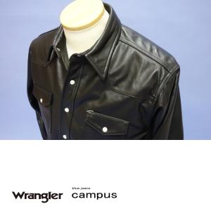 Pherrow's（フェローズ） ディアスキン レザーウエスタンシャツ