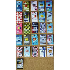 自衛隊グッズ【 ピンバッチ(国際信号旗[シグナルフラッグ]) 】国際信号旗グッズ 海上自衛隊グッズ ピンズ バッ