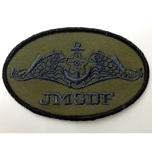 自衛隊 ワッペン 【 ワッペン ( ドルフィンマーク OD )】 海上自衛隊グッズ 自衛隊グッズ パ...