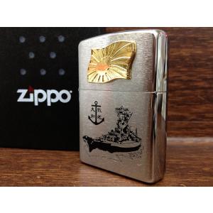 ZIPPO(戦艦大和Type4[金軍艦旗])【戦艦大和グッズ】YAMATO　ジッポライター　プレゼント　ギフト