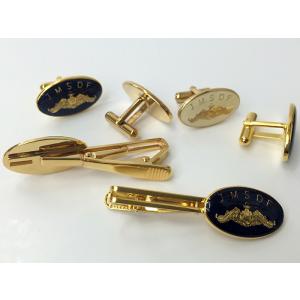 自衛隊グッズ【　カフスセット(ドルフィンマークJMSDF)海上自衛隊グッズ　】タイピンセット ネクタ...