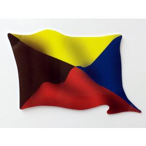 ステッカー[Z旗なびき]【海上自衛隊グッズ・自衛隊グッズ】シール 耐水性 ビニール素材 おしゃれ スーツケース 車 バイク ヘルメット