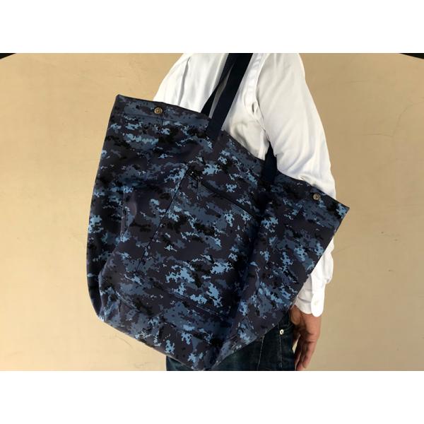 洗面具入れトートバッグ(海上自衛隊デジタル迷彩)【海上自衛隊グッズ・自衛隊グッズ・バッグ】アウトドア...