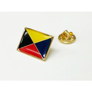 自衛隊グッズ【 ピンバッチZ旗 】 海上自衛隊グッズ国際信号旗 シグナルフラッグ 旗 ピンズ バッチ ピンバッジ ピンブローチ