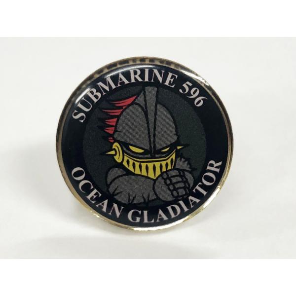 海上自衛隊グッズ【 ピンバッチ(潜水艦くろしお) 】 自衛隊グッズ ピンズ バッチ ピンバッジ ピン...