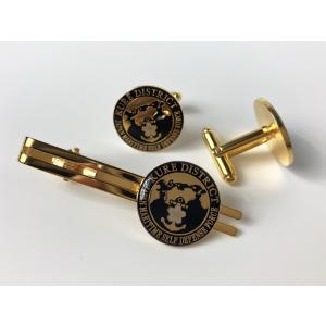 タイピン・カフスセット 陸上自衛隊マーク 金・銀 ケース付 （ネクタイ