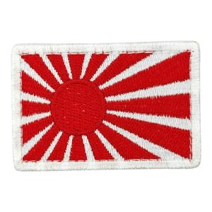 刺繍ワッペン 【 自衛艦旗(軍艦旗・旭日旗)紅...の詳細画像1