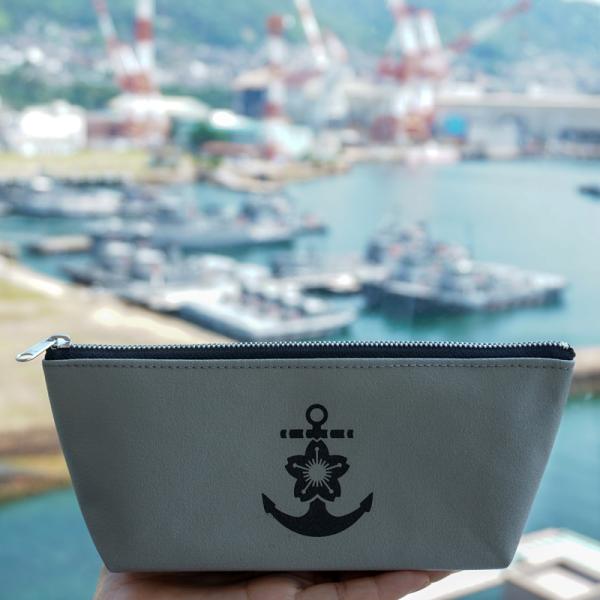 HUG森野艦船帆布ペンポーチ（イカリマーク）HUG KURE LAB.-接ぐクレラボ- 日本製 土産...