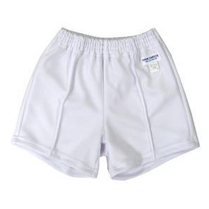 ニットショートパンツ S M L LL 白色 体操ズボン 日本製 ニットショートパンツ S M L LL 白色 体操ズボン 日本製