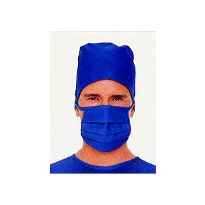 カゼンKAZEN　手術帽子197-61（ブルー)2枚組 綿100% オペ衣