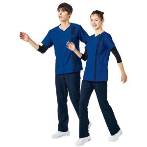 フォーク(FOLK) 7058SC メンズスジップクラブ S〜4L 医療ユニフォーム