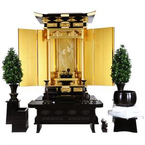 創価学会 仏壇 コンパクト 鳳雛 黒檀 リビン...の詳細画像2