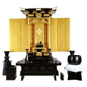 創価学会 仏壇 コンパクト 鳳雛 黒檀 リビン...の詳細画像3