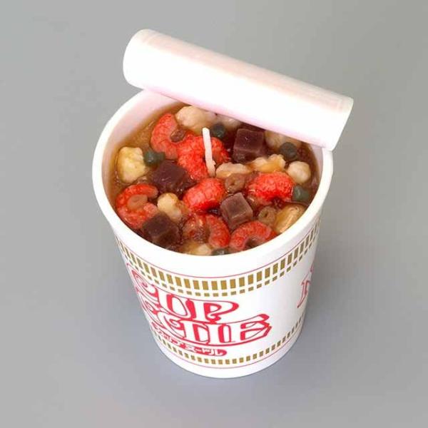 創価学会 仏前 ろうそく 仏具 カップヌードルキャンドル〜故人の好物シリーズ〜 カメヤマローソク 国...