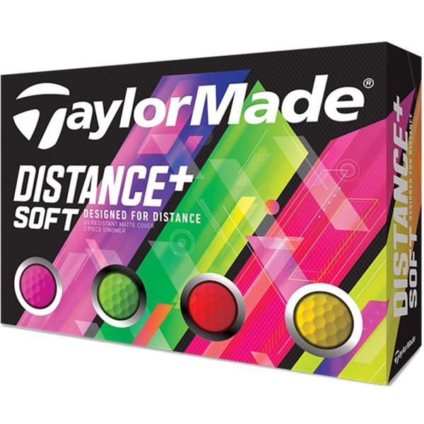 テーラーメイド(TAYLOR MADE) ゴルフボール DISTANCE DISTANCE+SOFT...