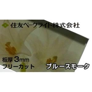 住友 ポリカーボネート板 3mm ブルースモーク 7,280円/1平米 ECK941UU ポリカーボ...